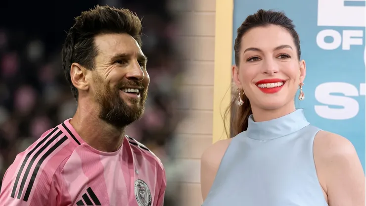 Anne Hathaway contó cómo Messi ayudó a su hijo.
