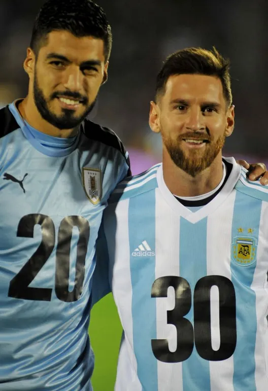 El Mundial 2030 contó con la promoción de Lionel Messi y Luis Suárez. Foto: Conmebol