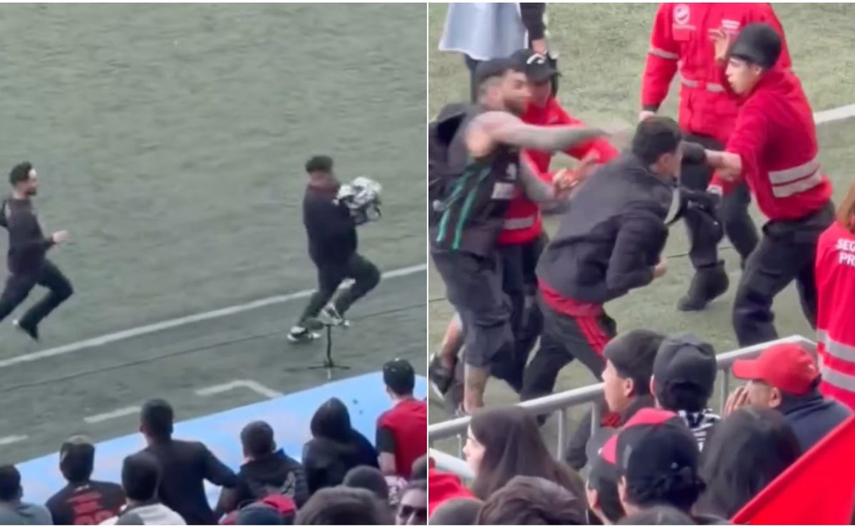 Hinchas de Colo Colo y Puerto Montt protagonizan pelea por lienzo: No se vio por TV