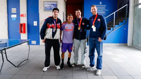 Los campeones de los Juegos Suramericanos con la U.