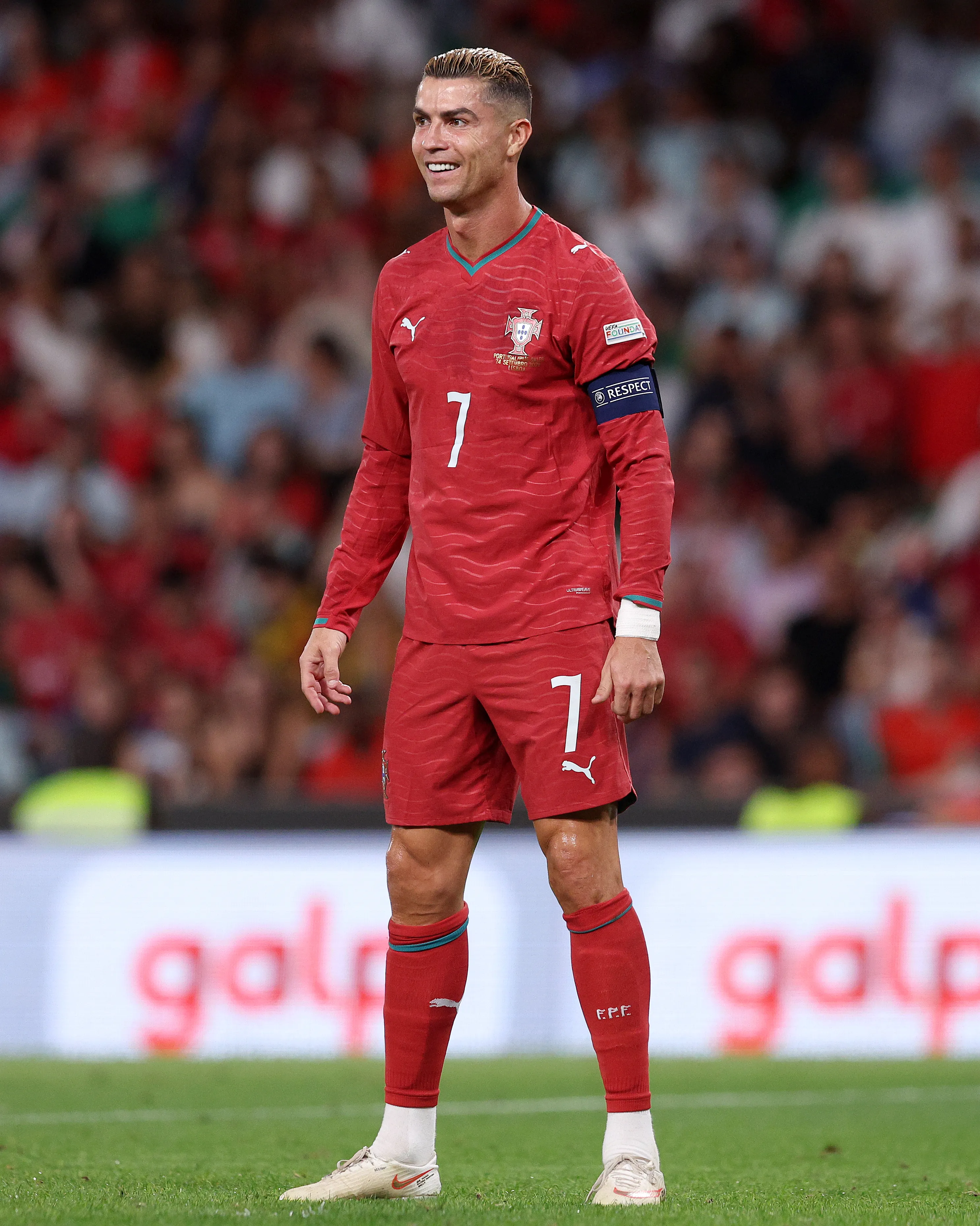 A Cristiano se le borró la sonrisa luego de ser suplente en Portugal y dejó la concentración (Photo by Carlos Rodrigues/Getty Images)