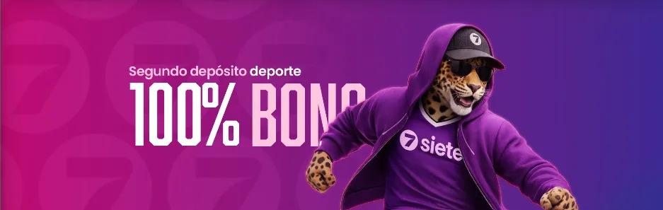 bono por segundo depósito en siete para deportes