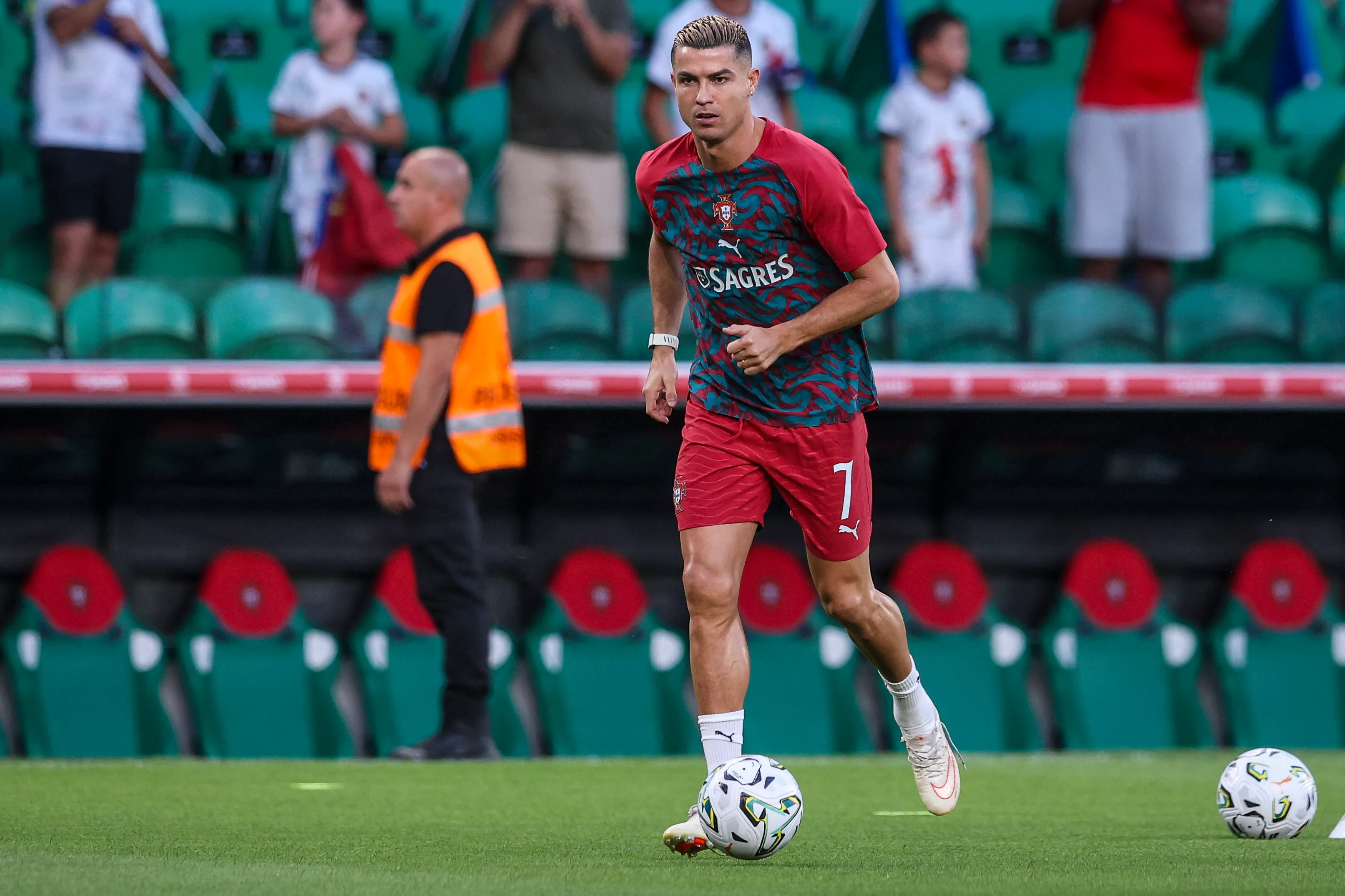 Cristiano Ronaldo fue relegado a un rol más secundario en la selección portuguesa de la mano de Jorge Jesus. | Foto: Getty Images.