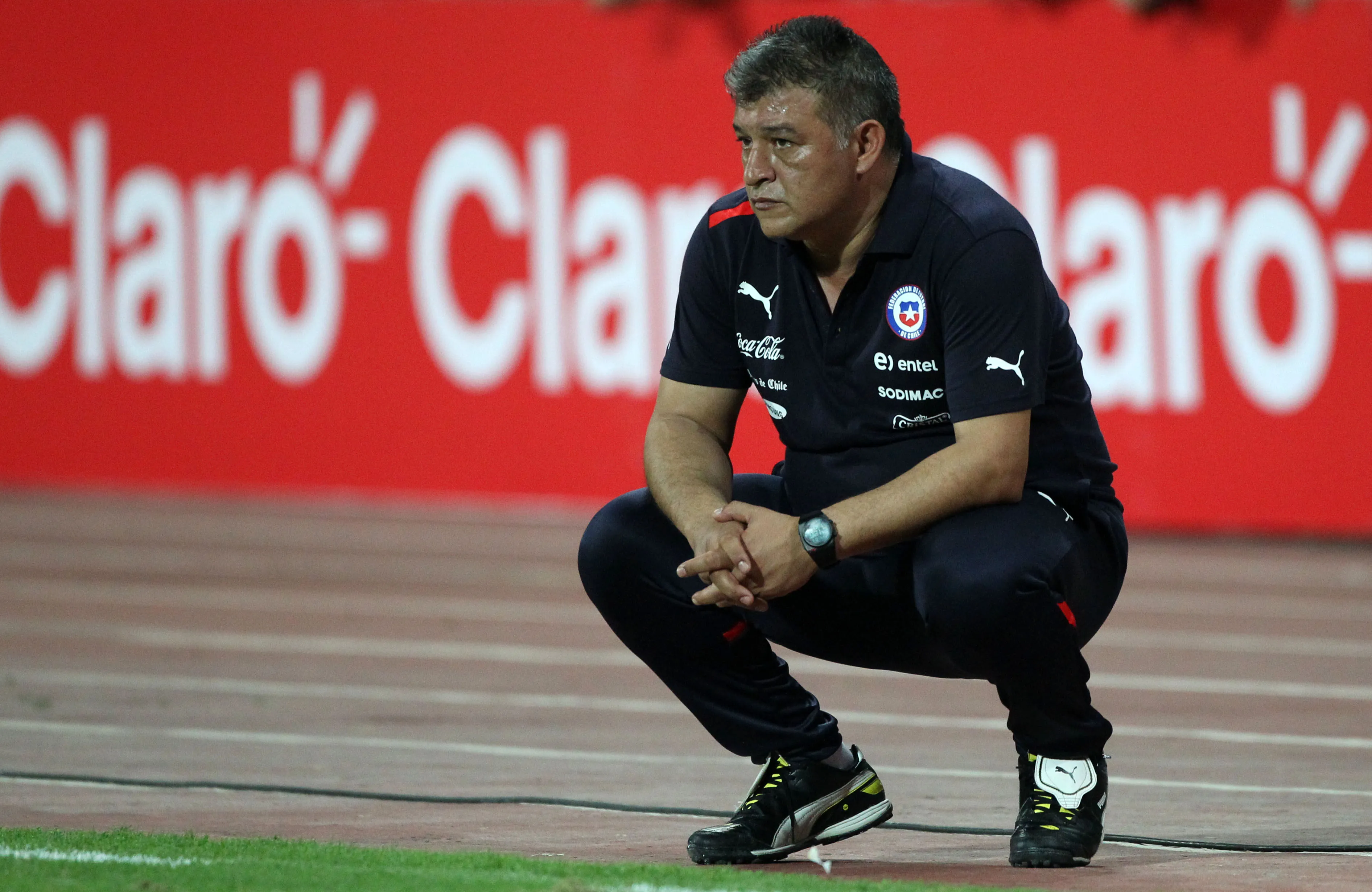 Borghi no lo pasó bien con las comparaciones con Bielsa. Imagen: Photosport