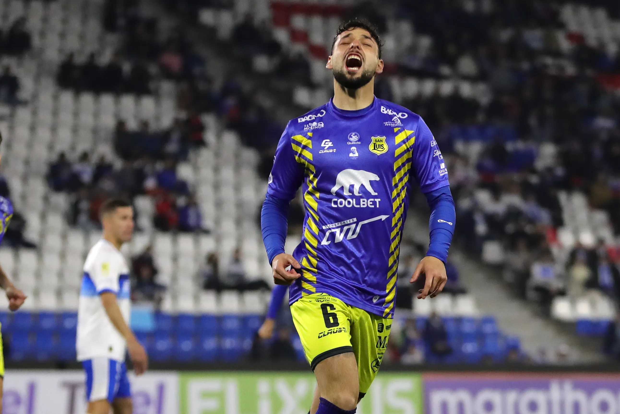 Luis Muñoz suma cuatro goles en 18 partidos durante esta campaña. (Felipe Zanca/Photosport).