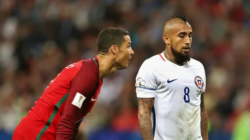 Vidal le dio un espaldarazo a CR7 en medio de la polémica.