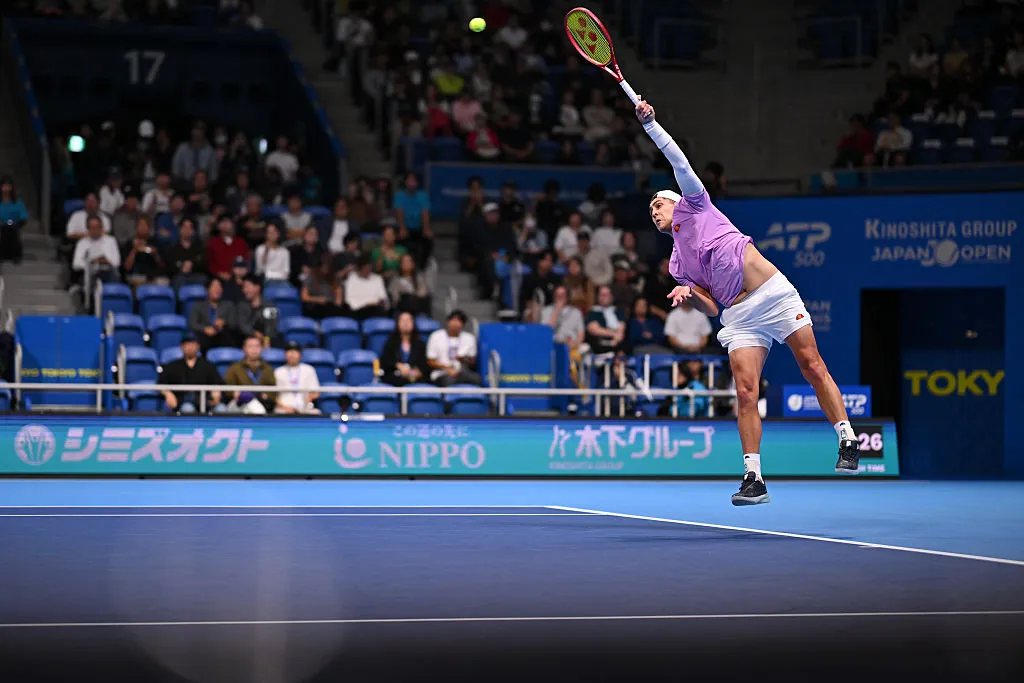 Alejandro Tabilo no pudo ante Denis Shapovalov. (Photo by Kenta Harada/Getty Images)