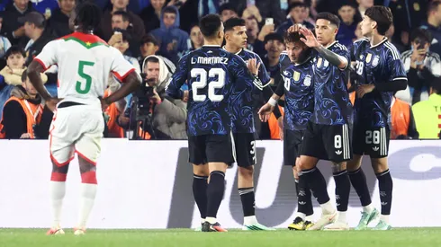 Argentina goleó a la Sub 23 de Burkina-Faso por 7-0.