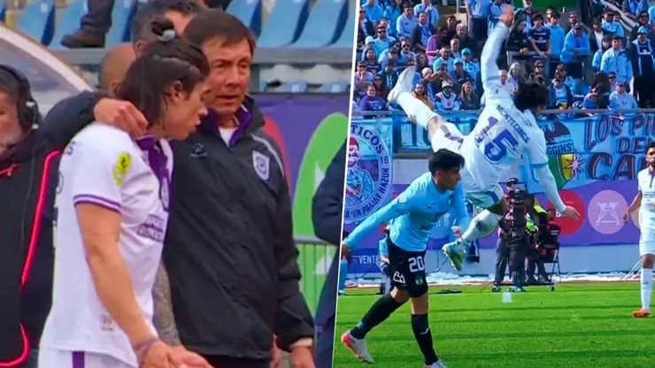 Montecinos no logró terminar el partido en Rancagua y fue sustituido por lesión