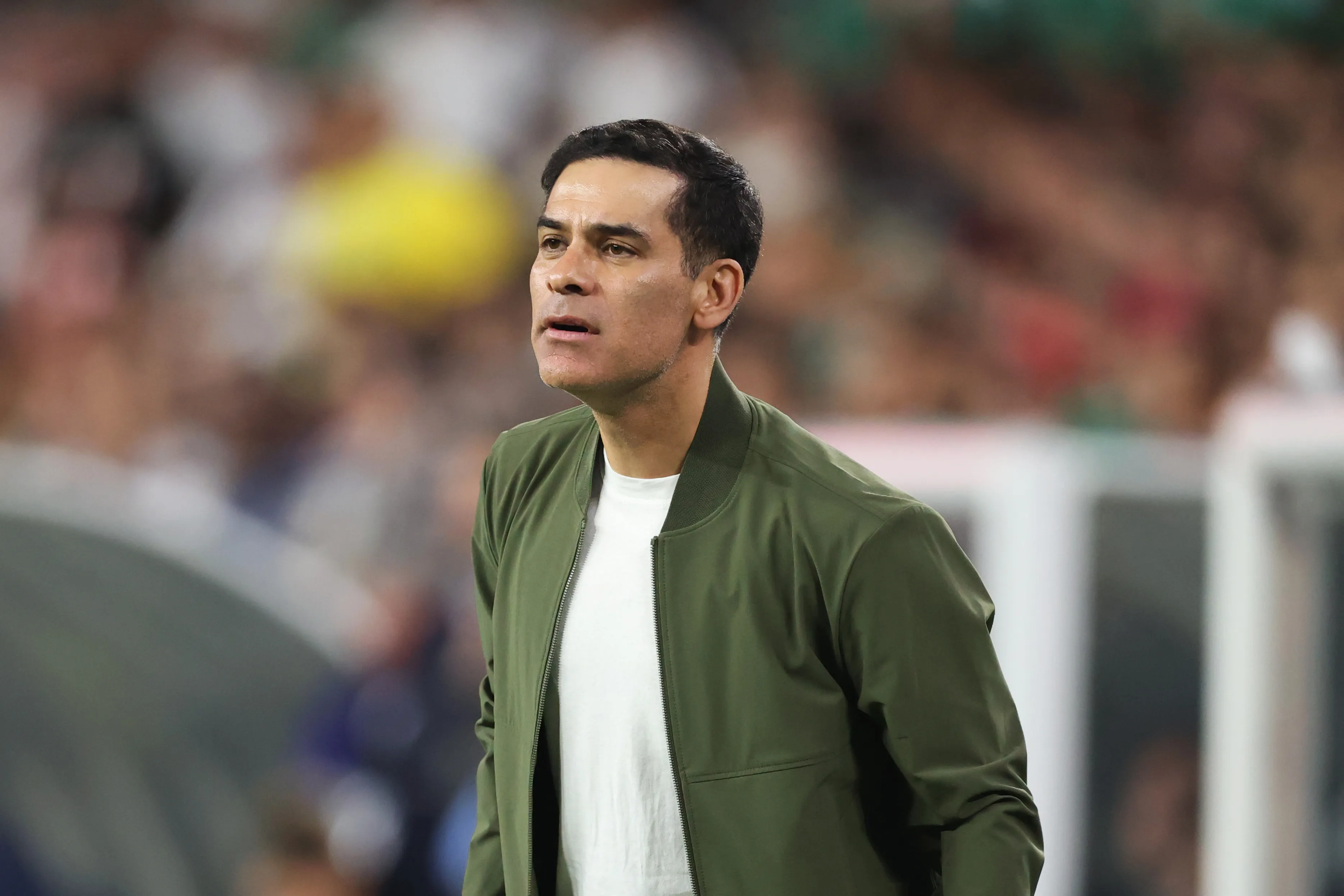 Rafa Márquez, el DT de México que afina detalles para enfrentar a Chile. (Chris Coduto/Getty Images).