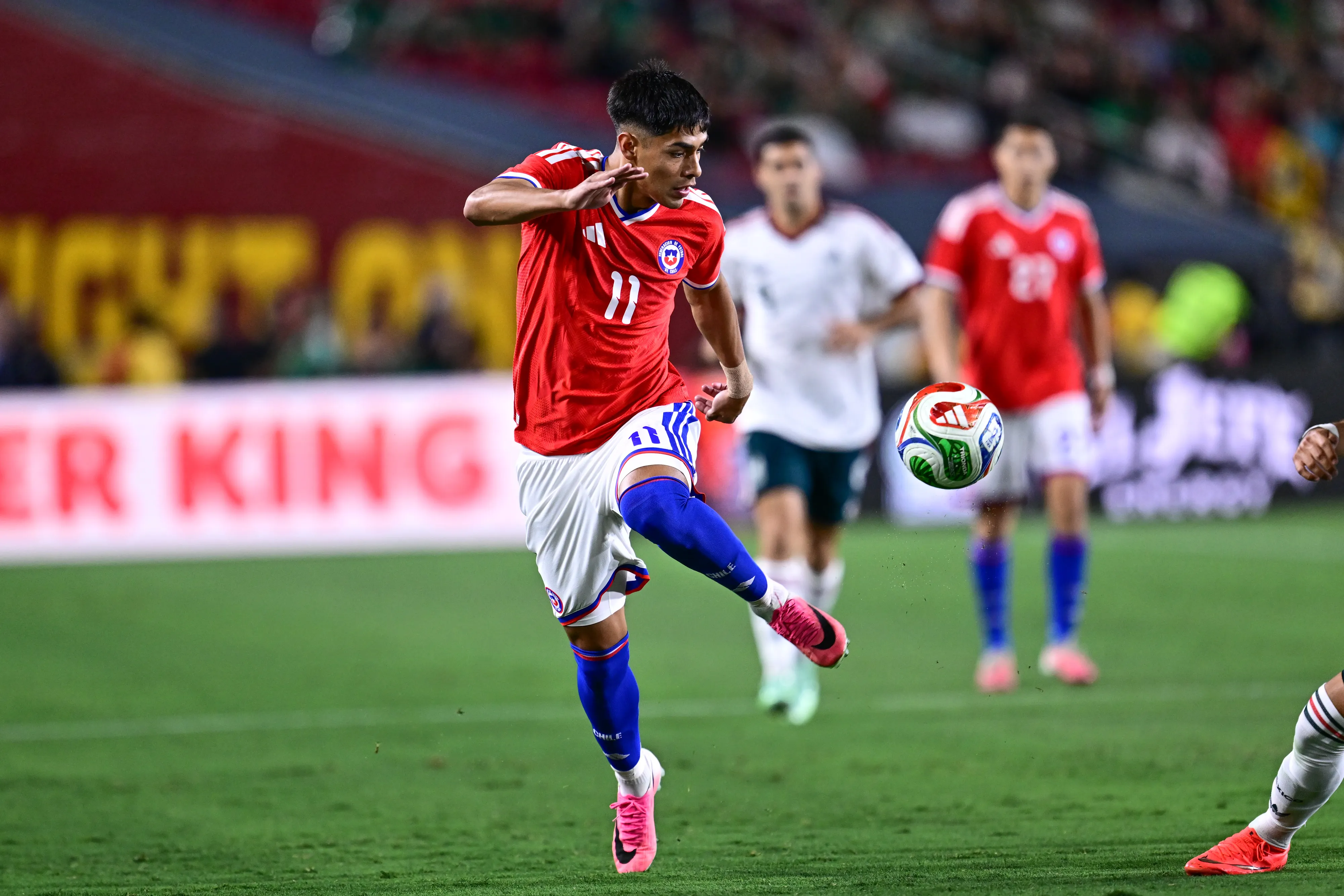La Roja busca su primer triunfo en la gira por Norteamérica. Foto: Julio Diaz/Photosport