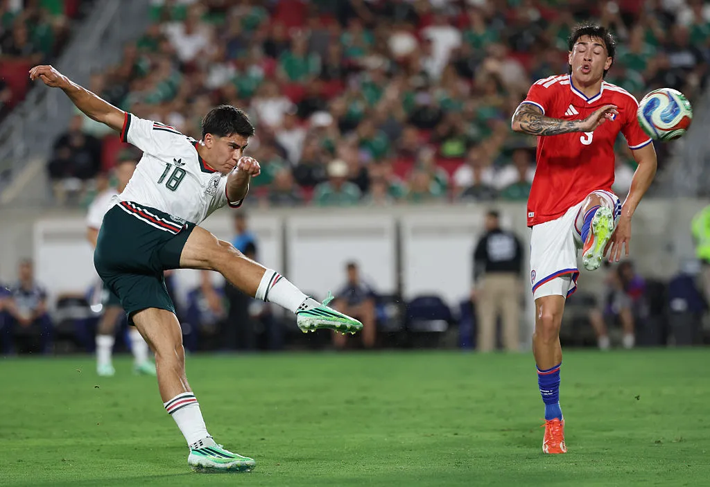 Maximiliano Gutiérrez anotó ante México. (Photo by Harry How/Getty Images)