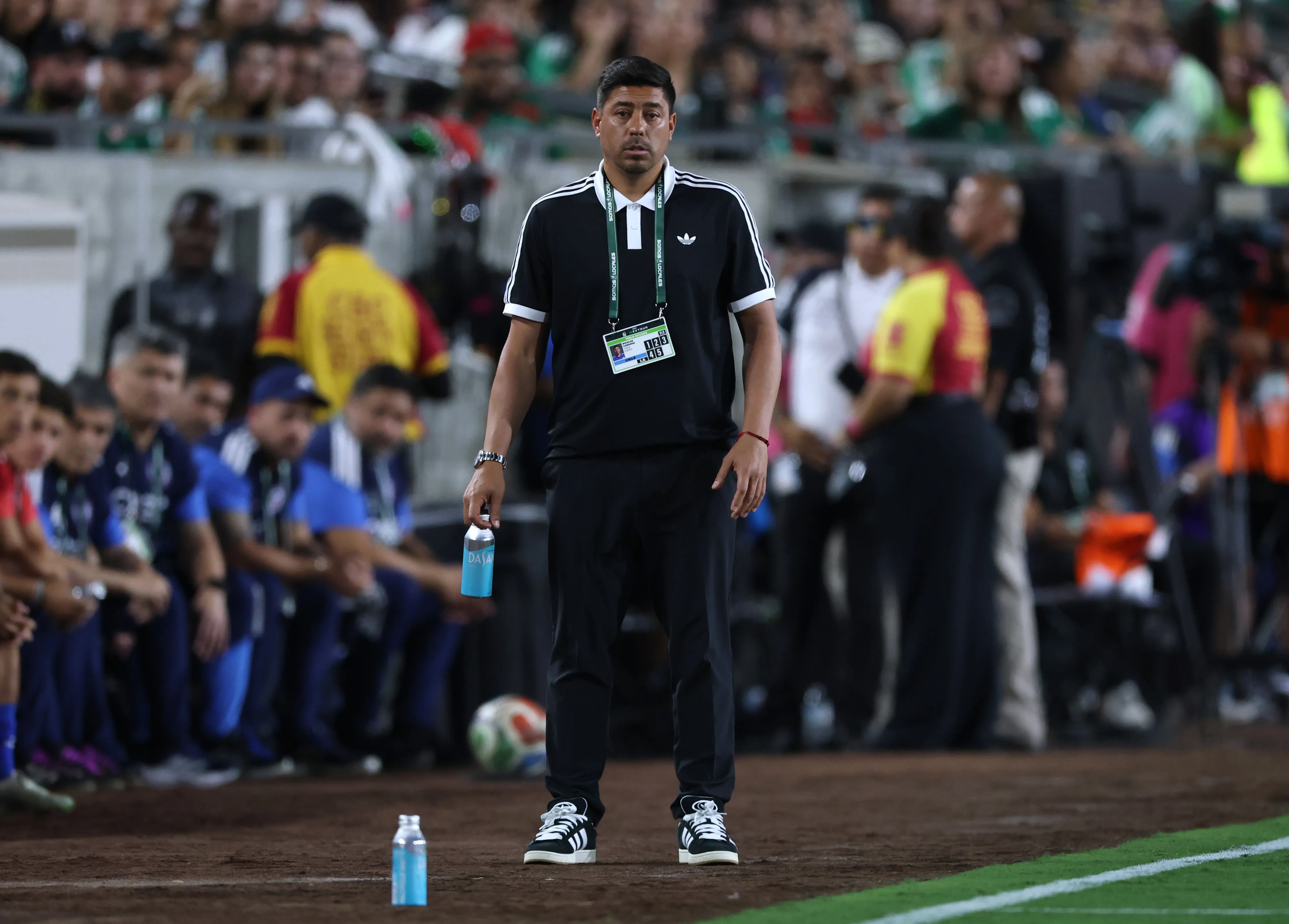 Nicolás Córdova en el duelo amistoso ante México. (Harry How/Getty Images).