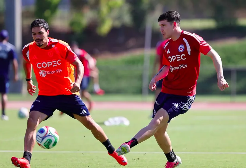 Agustín Arce no vio acción por la Roja. Foto: FFCh.