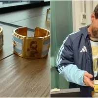 Hecha en Chile: El ostentoso regalo del presidente de Conmebol a Messi