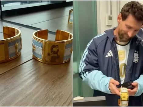 Hecha en Chile: El ostentoso regalo del presidente de Conmebol a Messi