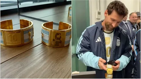 Los ostentosos regalos que el presidente de Conmebol le dio a Messi.