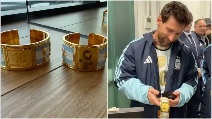 Los ostentosos regalos que el presidente de Conmebol le dio a Messi.