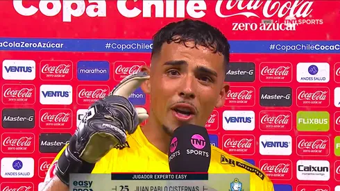 Cisternas fue elegido la figura del partido en TNT Sports