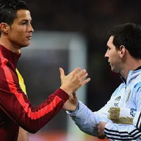 Cristiano se despide de Messi a su manera