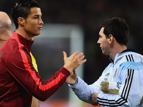 Cristiano se despide de Messi a su manera