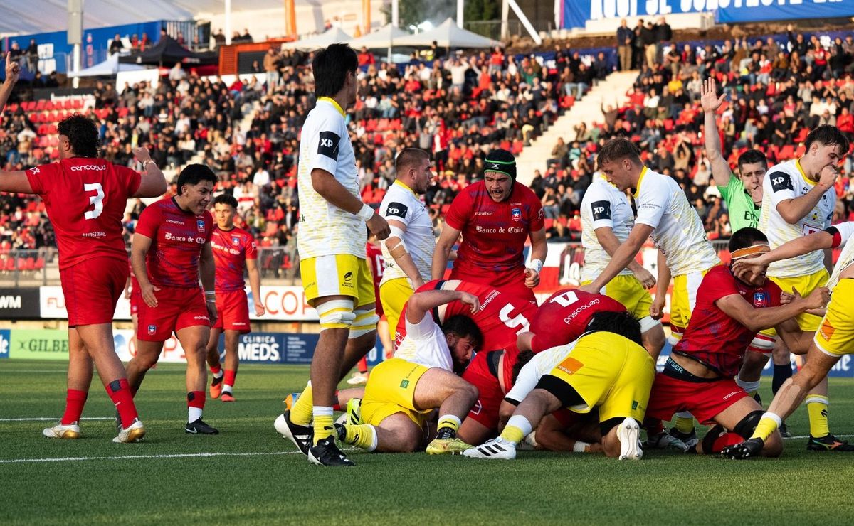 Chile impone su demoledor ritmo ante Rumania en el World Rugby U20 Challenger