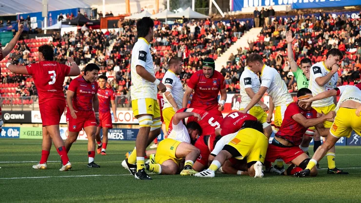 La selección chilena de rugby Sub 20 ganó a Rumania