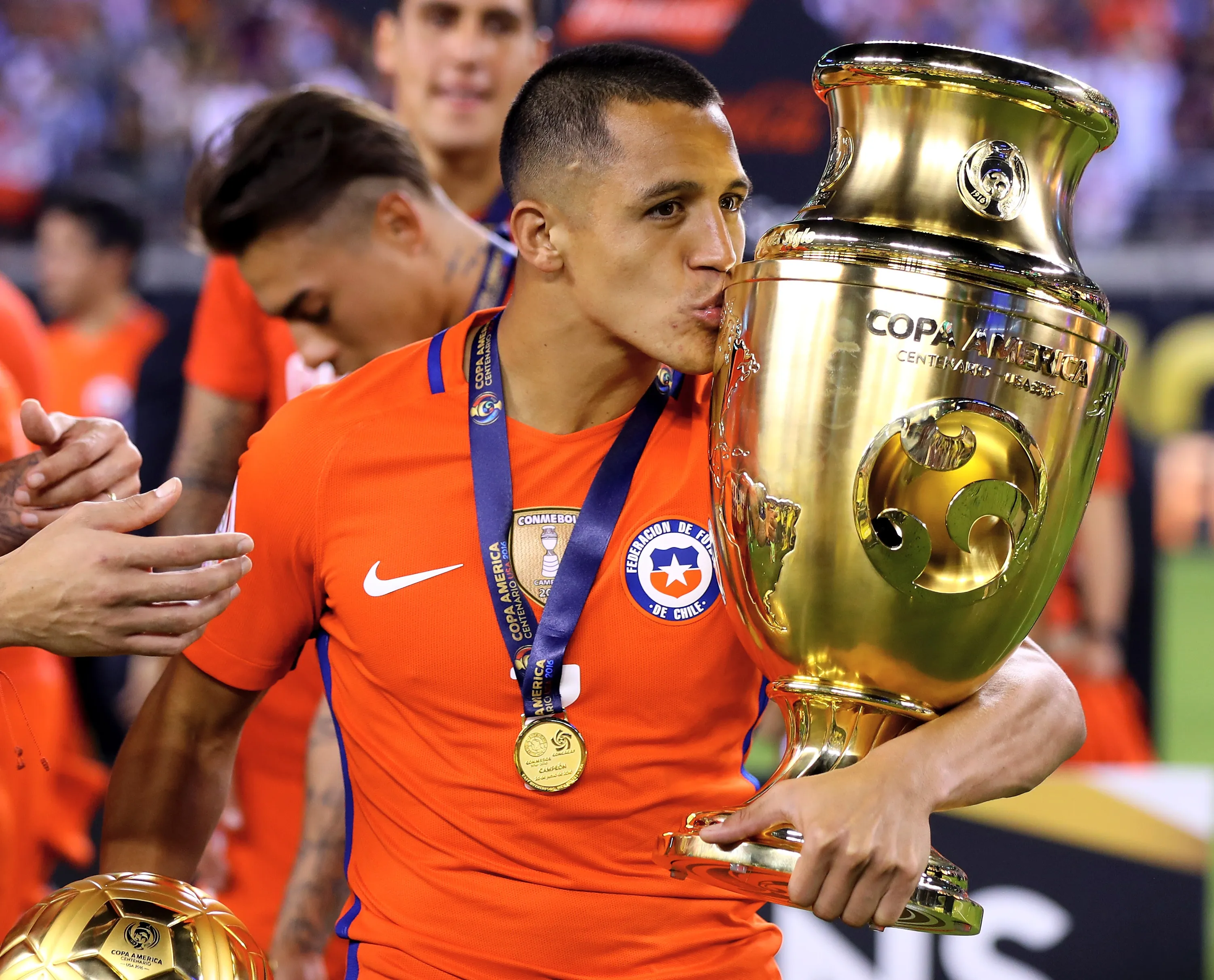 Chile ganó la Copa América en 2015 de local y 2016 en Estados Unidos.