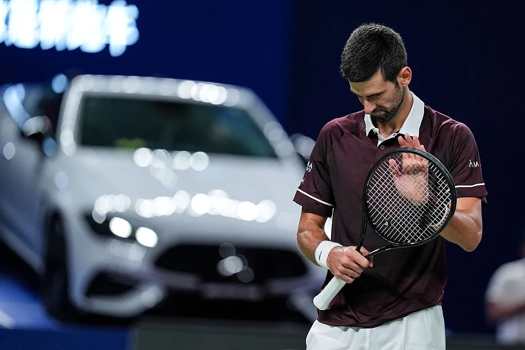 Novak Djokovic perdió en su debut en Shanghai. (Photo by Shi Tang/Getty Images)