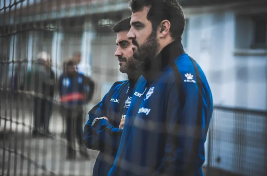 Borja de Matías en su época en el Deportivo Alavés.