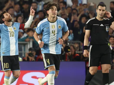 Pisco y ron: árbitros chilenos bailan con Amar Azul en despedida de Messi
