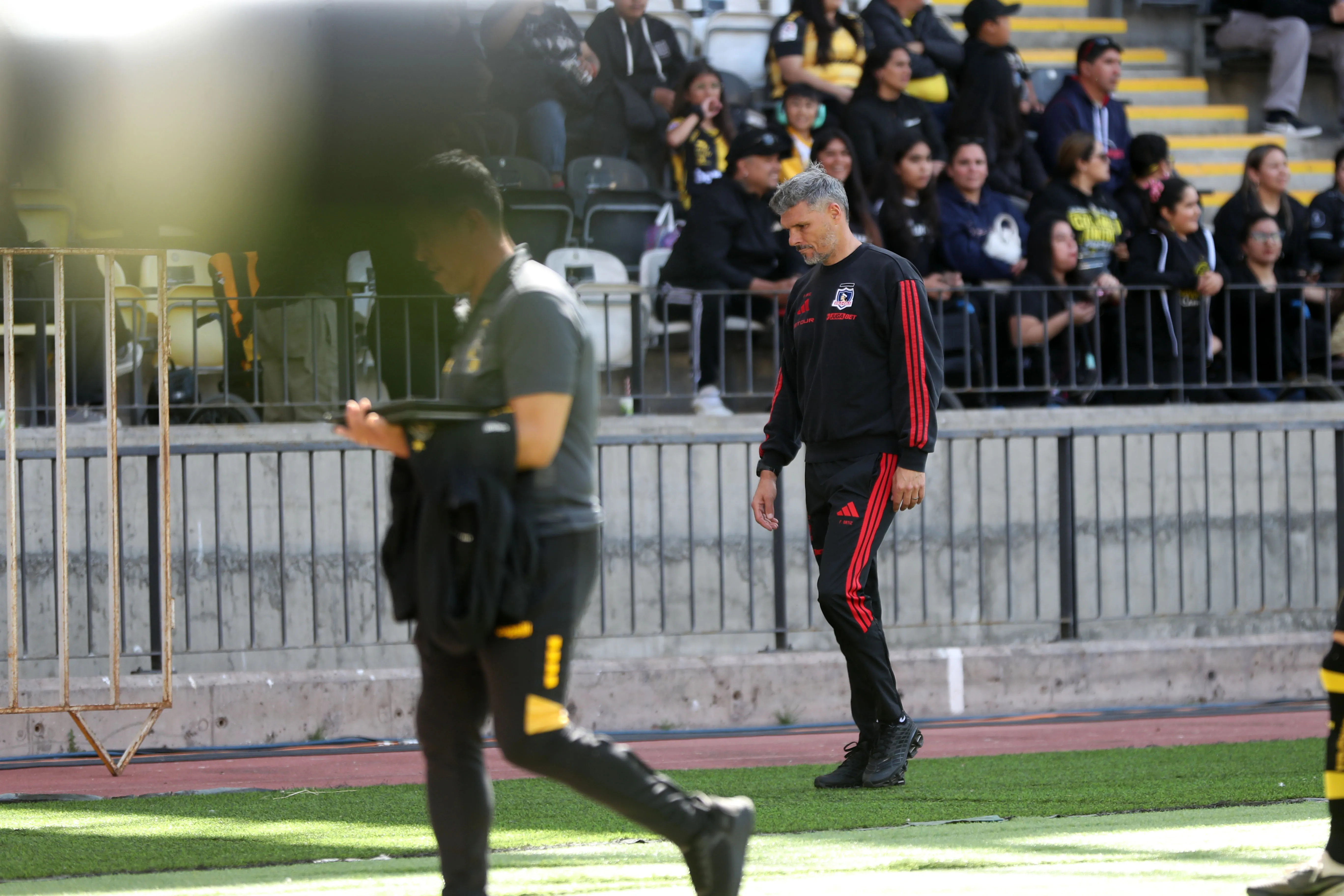Otra imagen de Ortiz en el estadio Francisco Sánchez Rumoroso. (Hernán Contreras/Photosport).