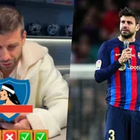Gerard Piqué debía adivinar todos los escudos y le apareció Colo Colo