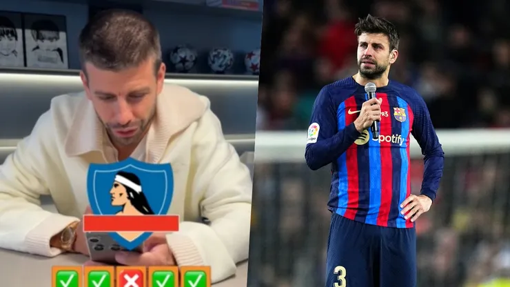 Gerard Piqué hizo gala de su gran conocimiento de escudos.