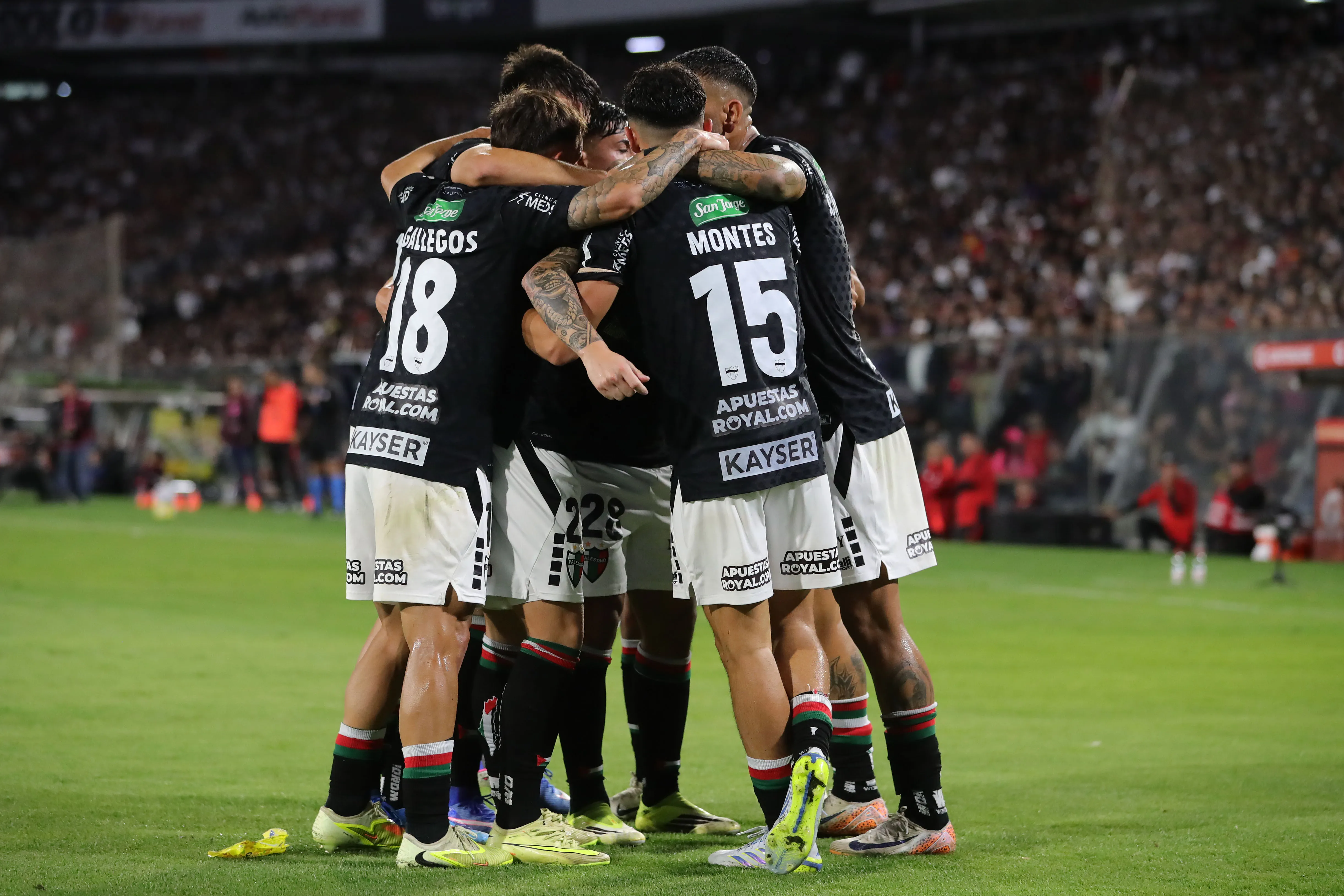Palestino le ganó a Colo Colo en el Monumental. Foto: Felipe Zanca/Photosport