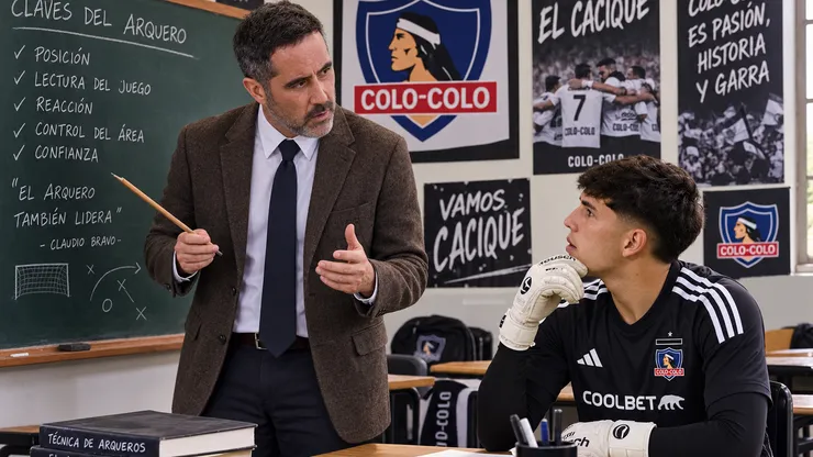 Claudio Bravo aconseja a Gabriel Maureira.
