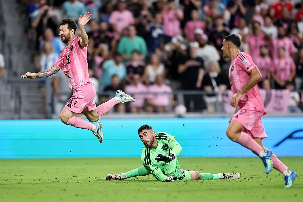 El 29 de agosto fue el último partido de Thomas Gillier en el arco del Montreal, en la derrota por 7-1 ante Inter Miami. | Foto: Getty Images.