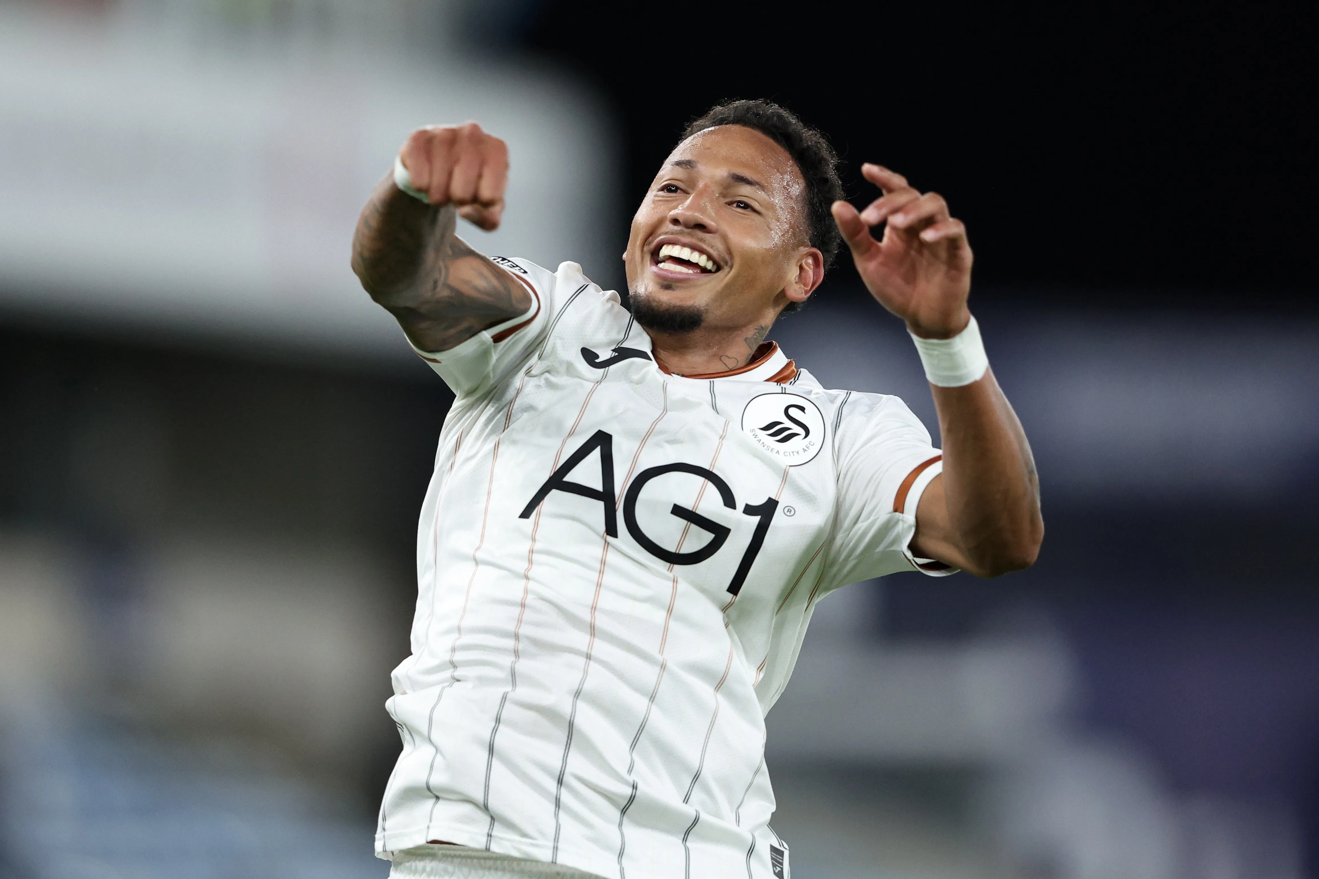Así celebró el brasileño Ronald el gol ante Millwall. (James Fearn/Getty Images).