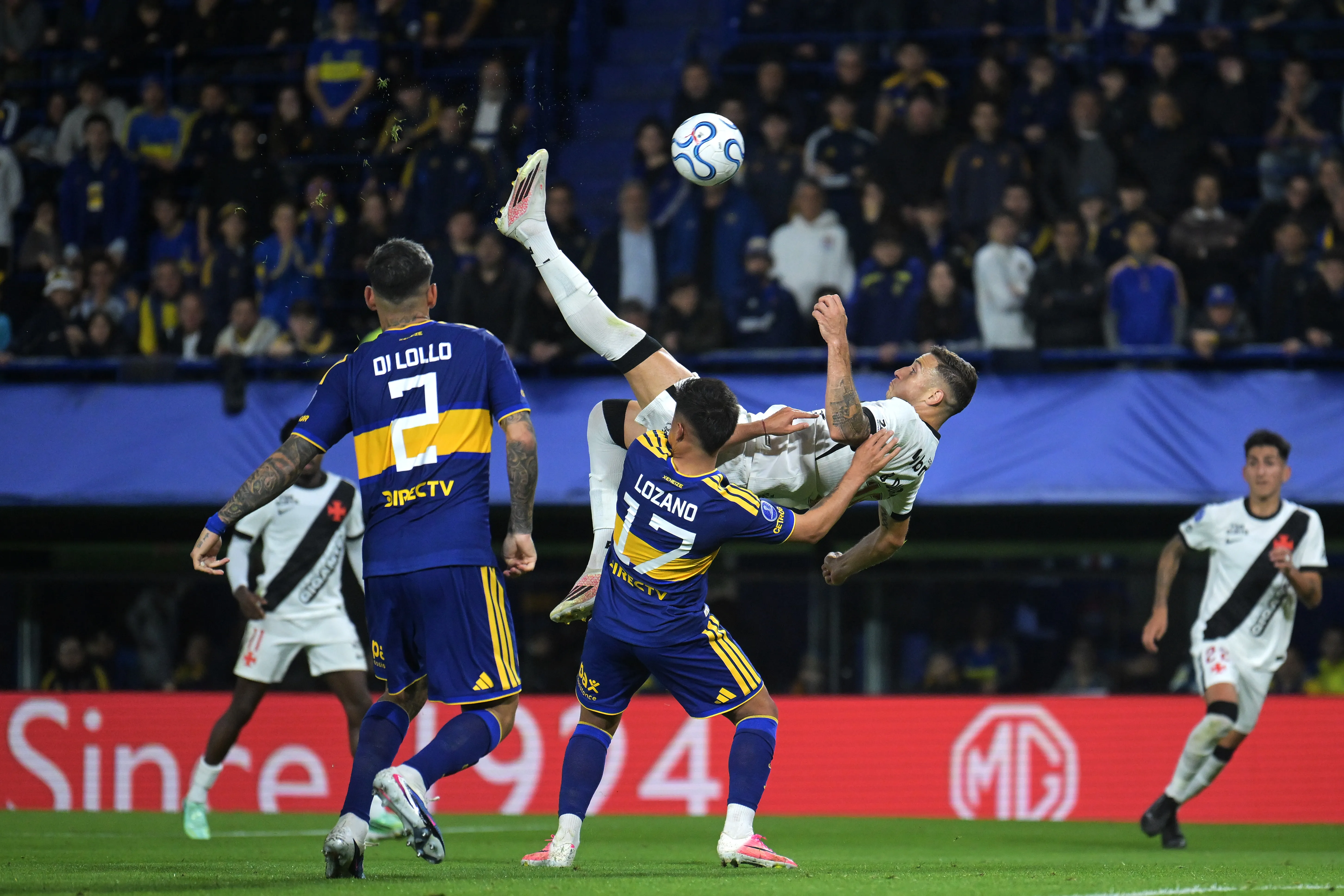 Vasco da Gama sacó ventaja sobre Boca en la semifinal de la Copa Sudamericana. (Photo by Marcelo Endelli/Getty Images)