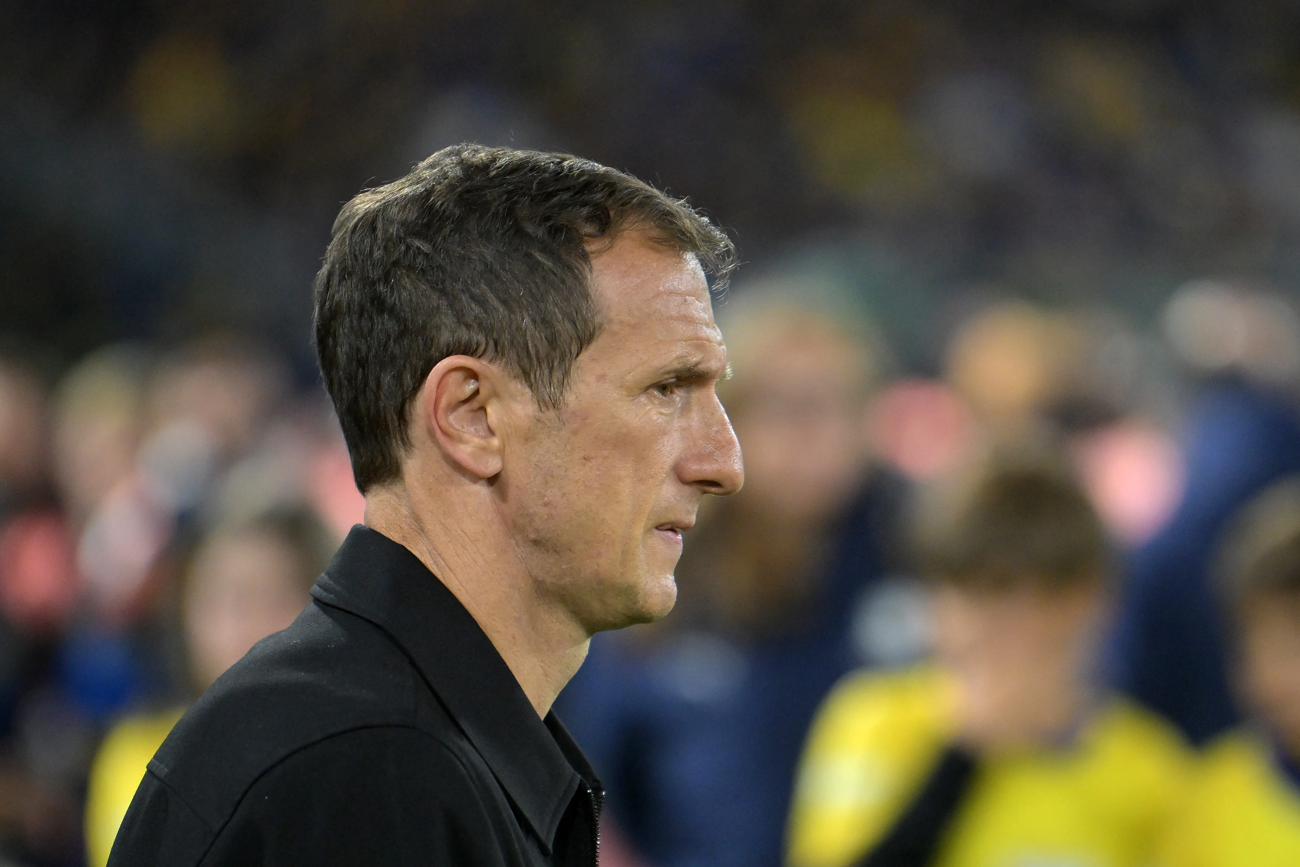 El Vasco Arruabarrena no quiere pensar en la semifinal todavía, sólo se enfoca en el duelo ante Talleres. (Marcelo Endelli/Getty Images).