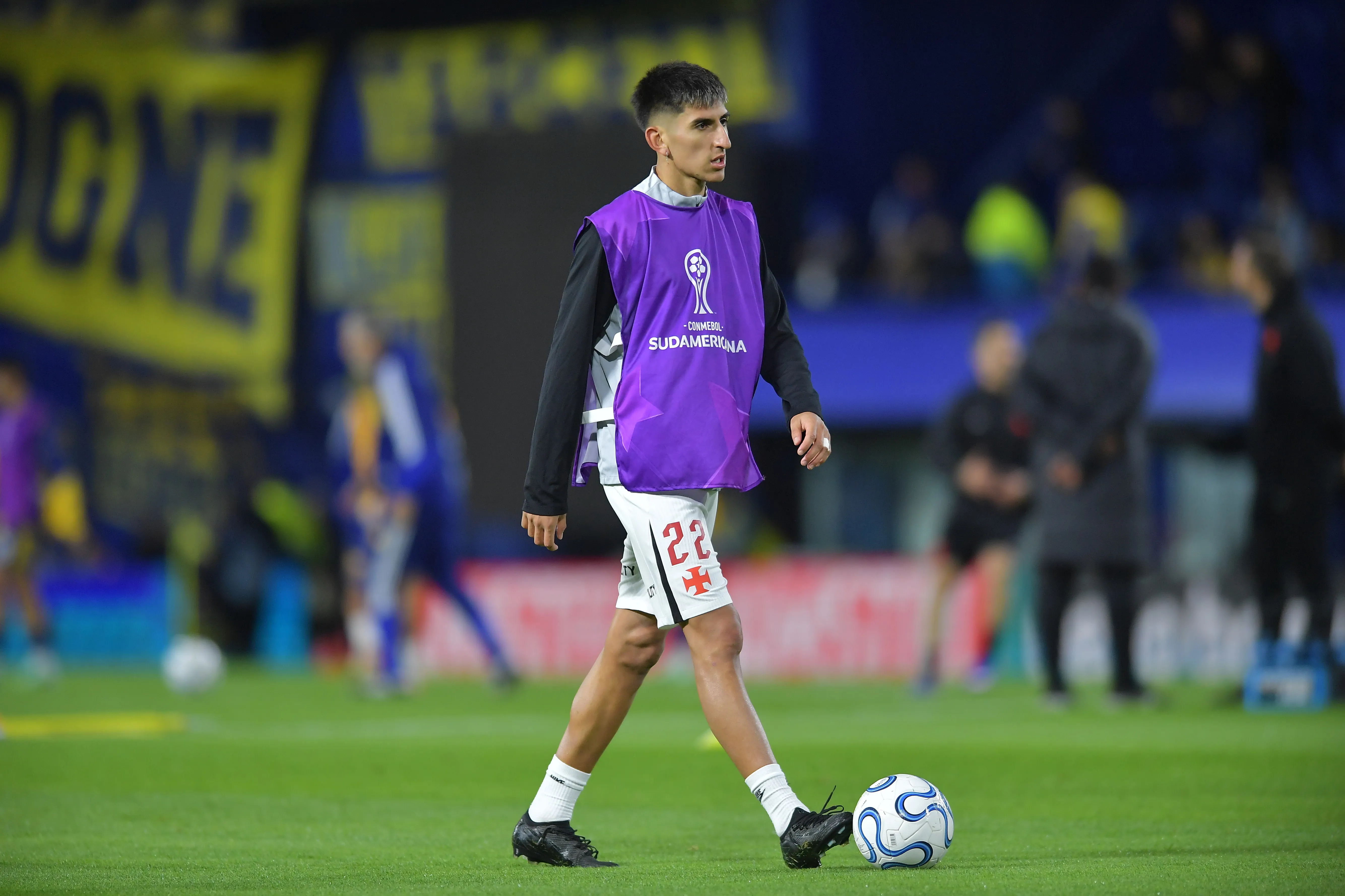 Alan Lescano en el trabajo precompetitivo de Vasco da Gama. (Marcelo Endelli/Getty Images).