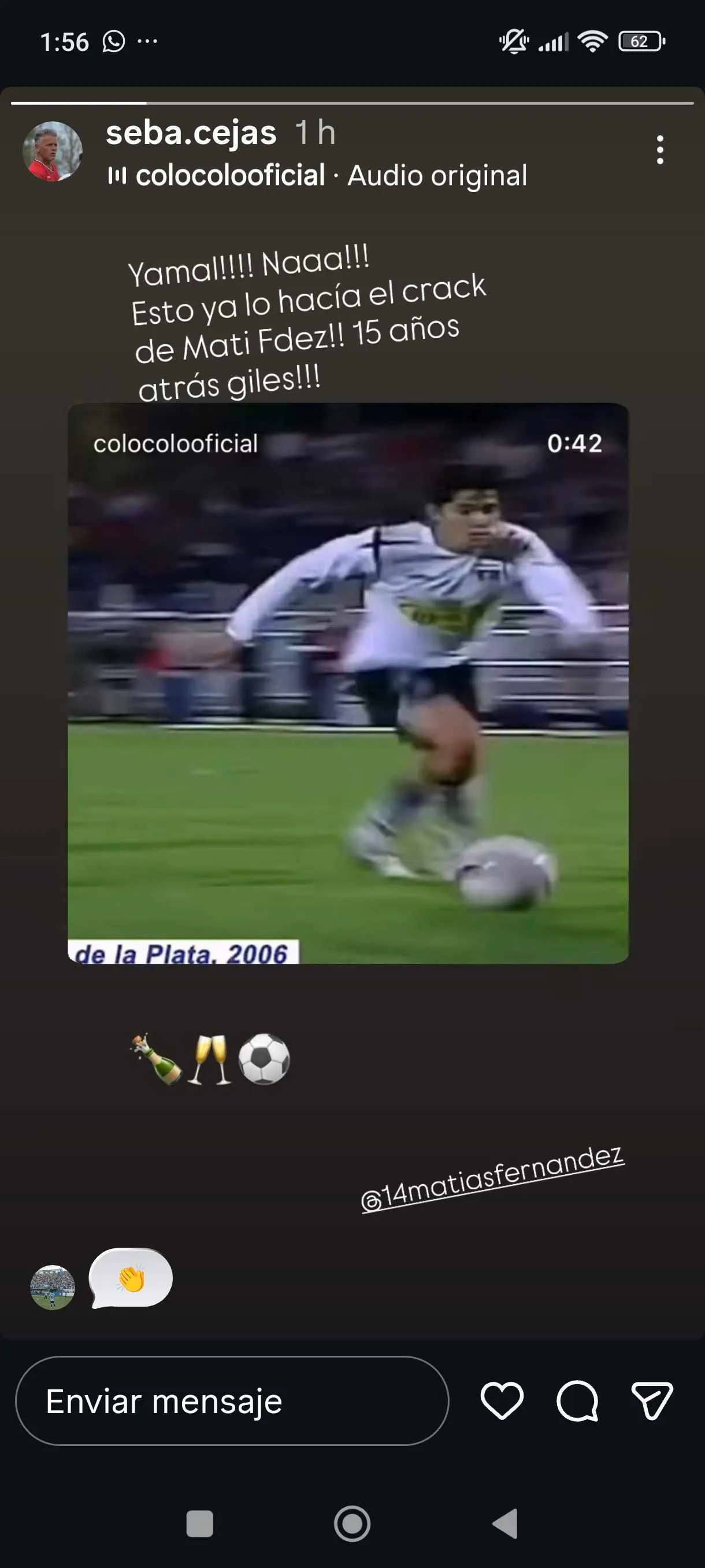 Terremoto Cejas recalcó que Fernández inventó la “Matirabona” y se la copió Lamine Yamal.
