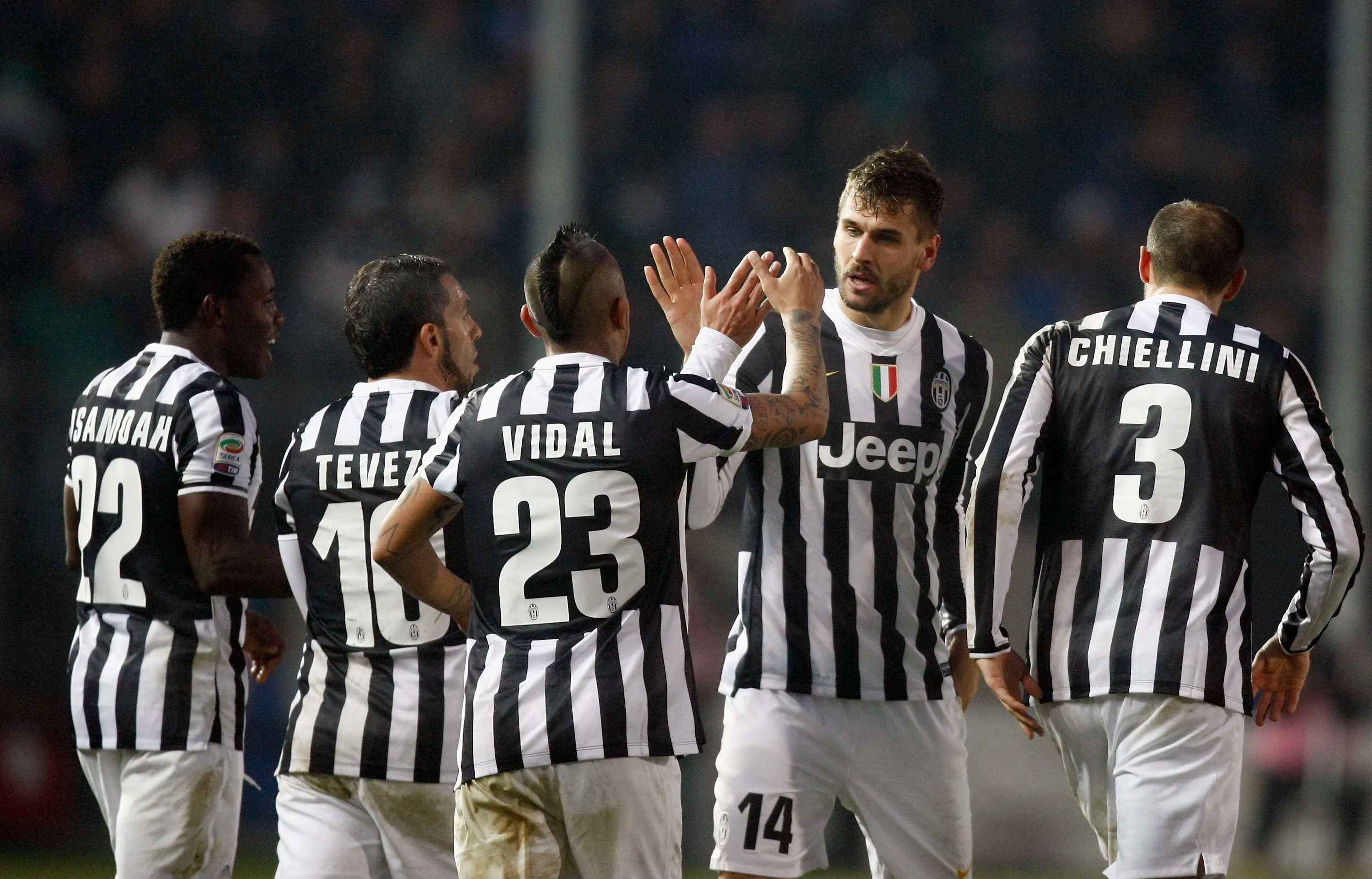Llorente y Vidal jugaron con muchas estrellas en Juventus. Imagen: Getty