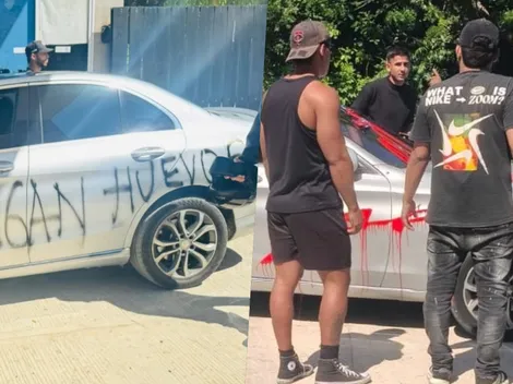 Vandalizan auto de ex Colo Colo en Colombia en medio de crisis