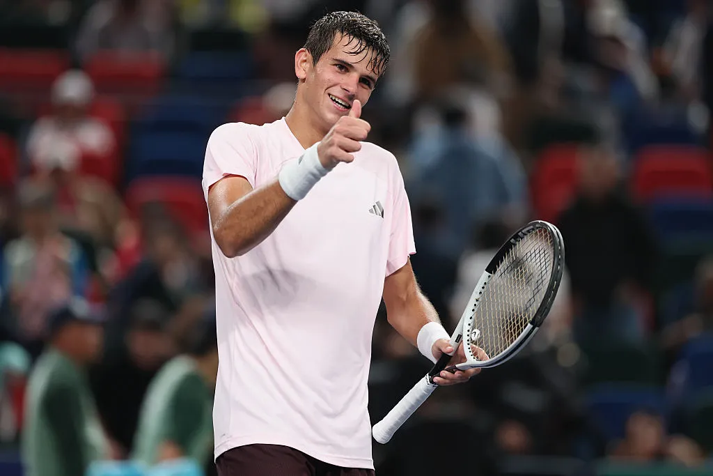 Rafael Jódar va por el título en China. (Photo by Lintao Zhang/Getty Images)