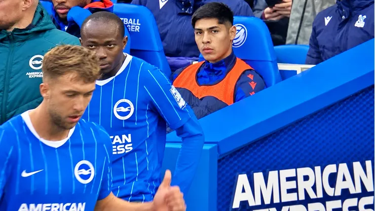 Darío Osorio fue suplente en derrota de Crystal Palace ante Brighton.