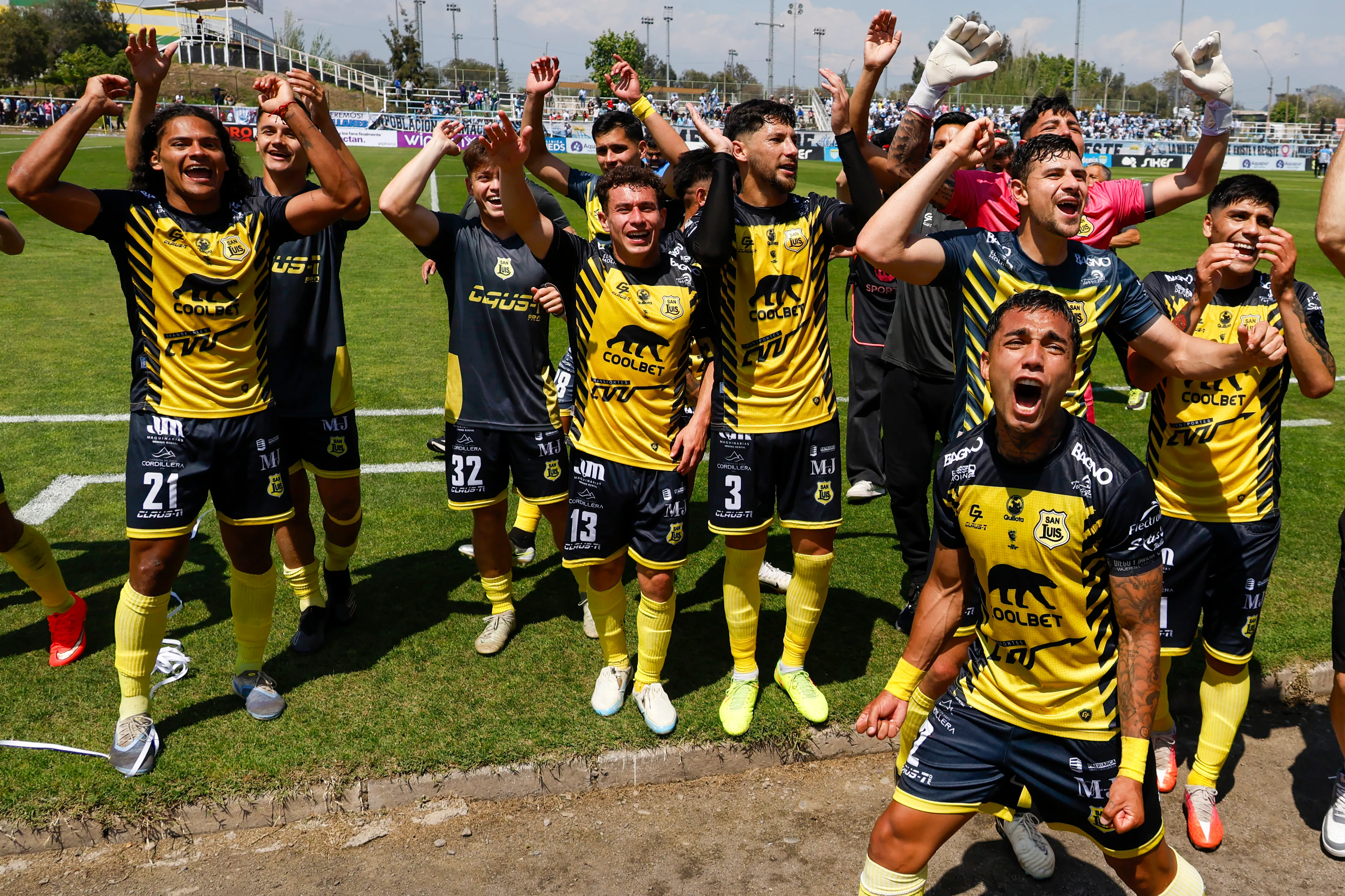 San Luis de Quillota lleva una tremenda racha de siete triunfos al hilo en la Primera B. | Foto: Photosport.