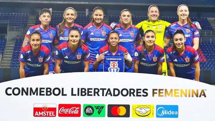 Universidad de Chile enfrenta a Libertad por Copa Libertadores Femenina.