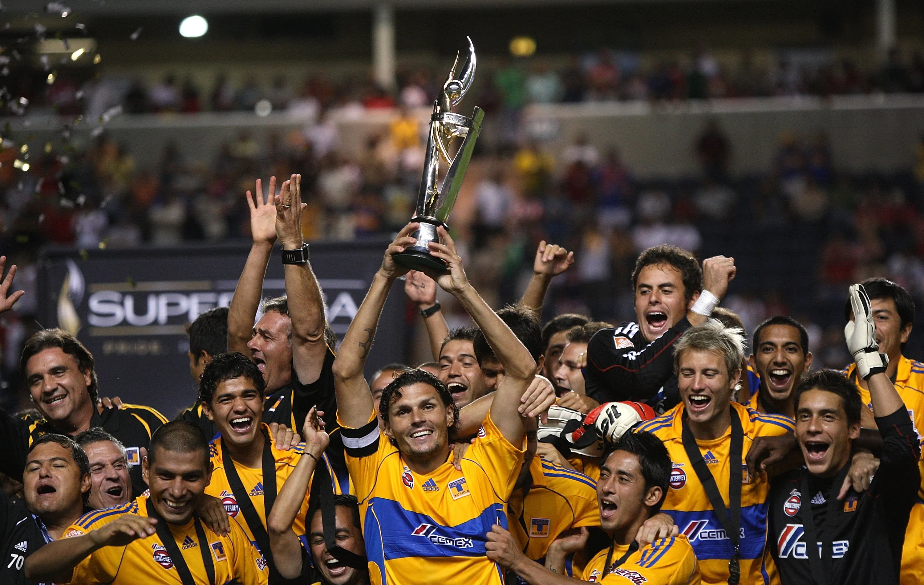Fernando Ortiz fue capitán del Tigres y ganó la Superliga en 2009 tras vencer en la final al Chicago Fire de Estados Unidos. (Jonathan Daniel/Getty Images).