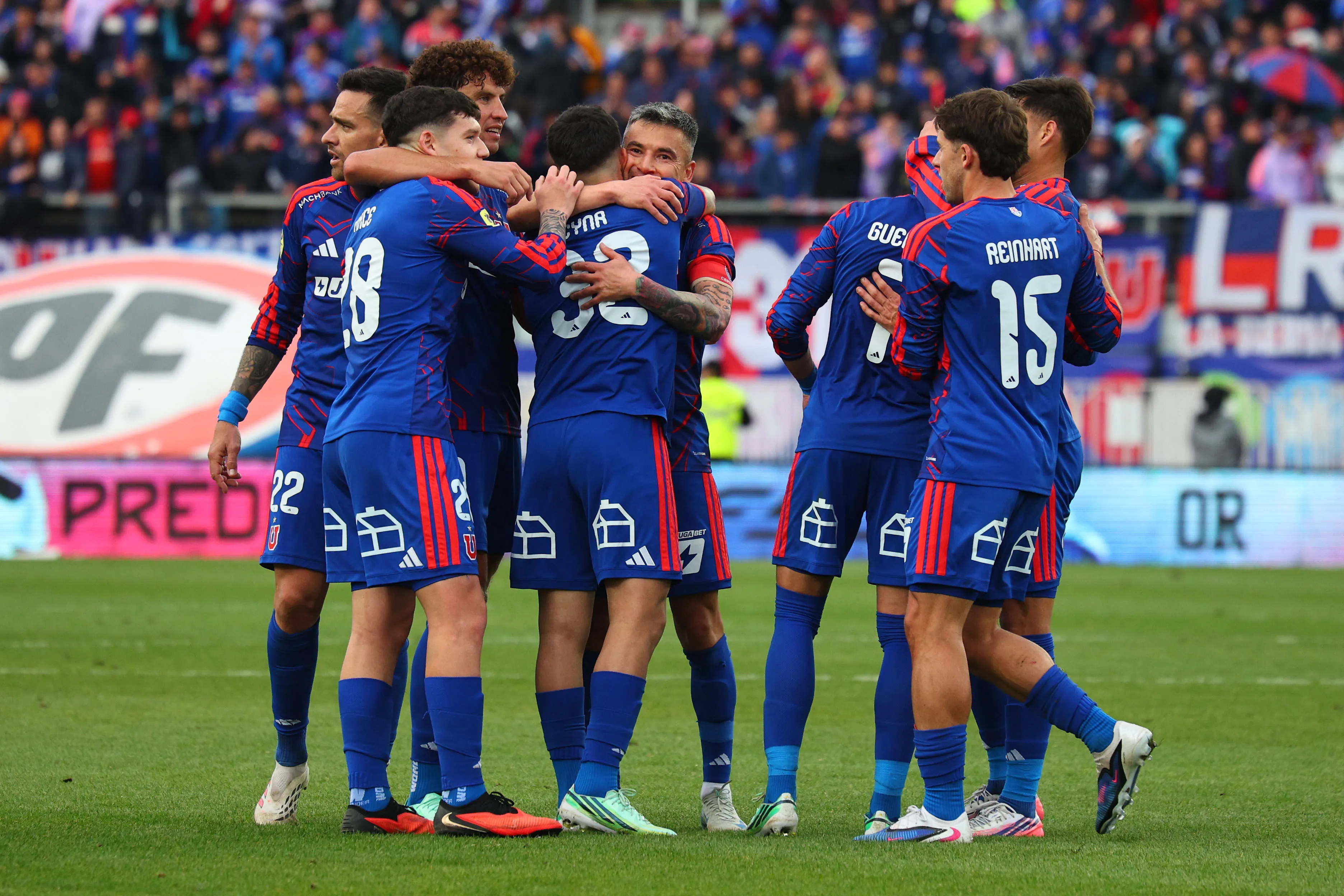 La U está en racha en la Liga de Primera. Foto: Jorge Loyola/Photosport